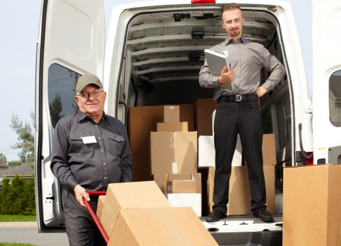 Professional furniture pick-up team in Storage Harringay